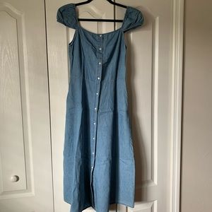 XHILARATION SOFT DENIM DRESS